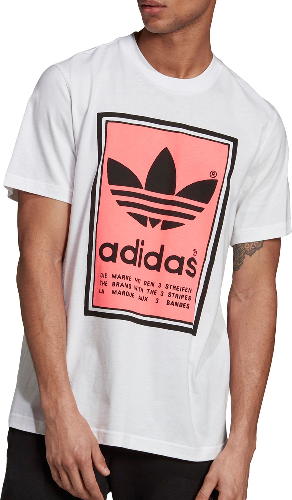 adidas Originals Men's Filled Label Graphic T-Shirt - .97