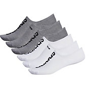 adidas Men's Superlite Linear No Show Socks 6 Pack