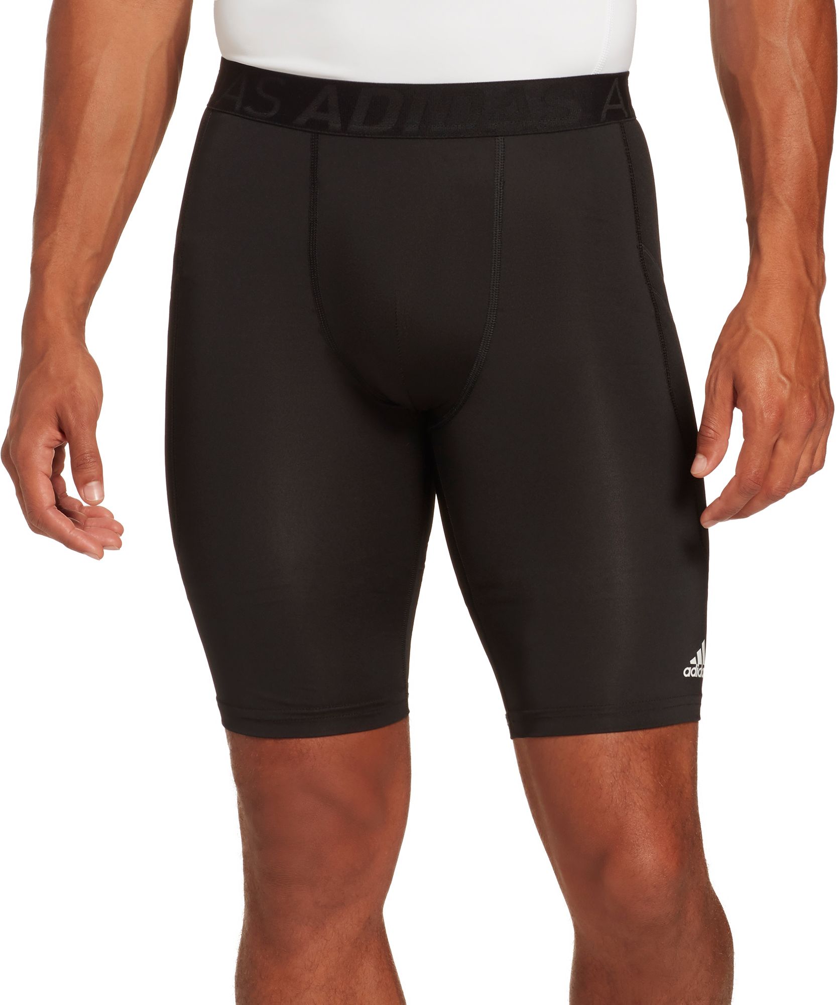 Adidas sliding store shorts with cup