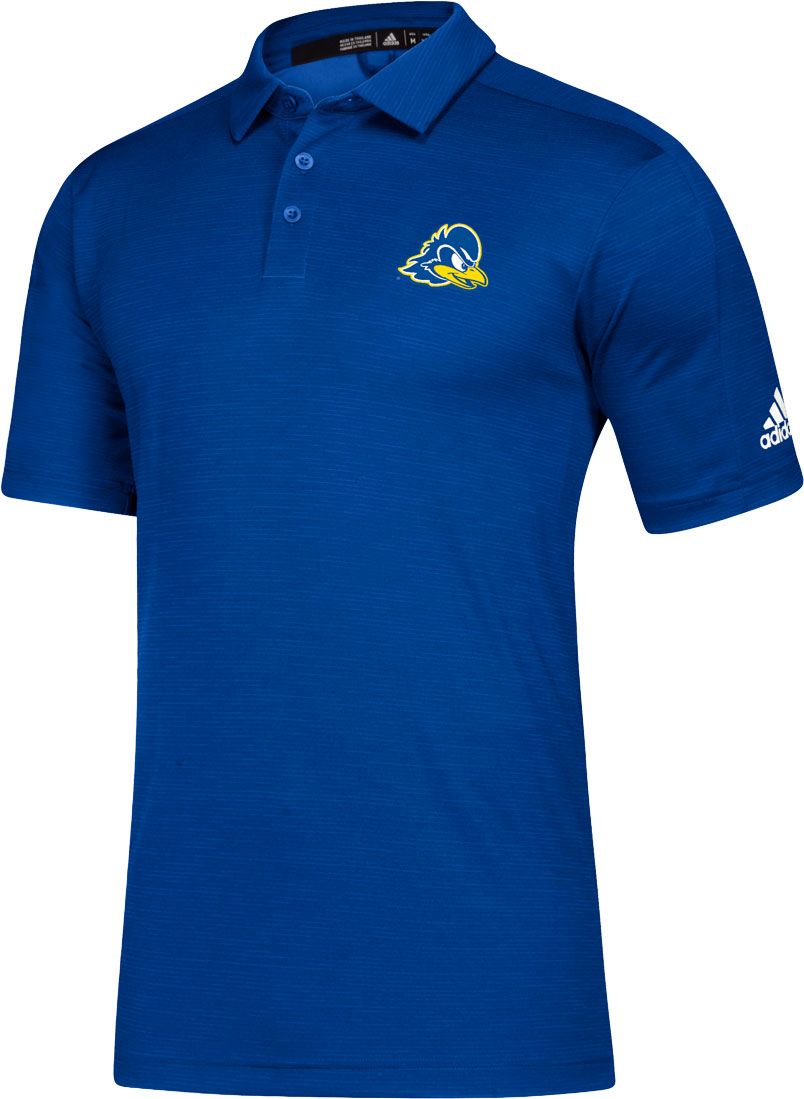 adidas Men's Delaware Fightin' Blue Hens Blue Team 19 Sideline Football Polo