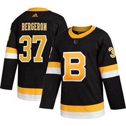 New Patrice Bergeron Boston Bruins 2021 Reverse Retro Adidas Jersey