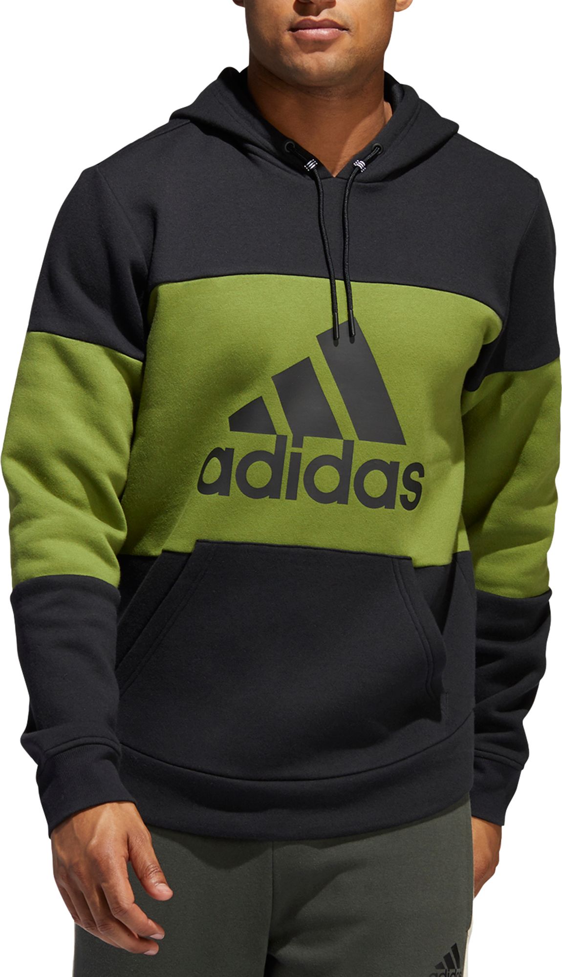 adidas men's post game fleece hoodie