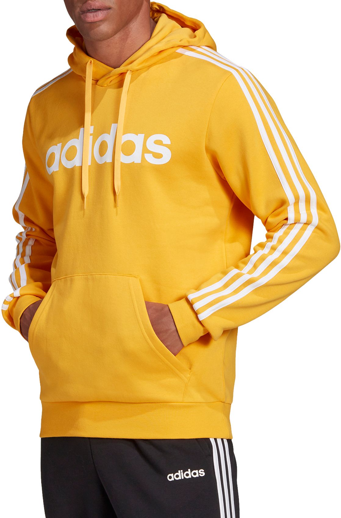 black and yellow adidas sweatshirt