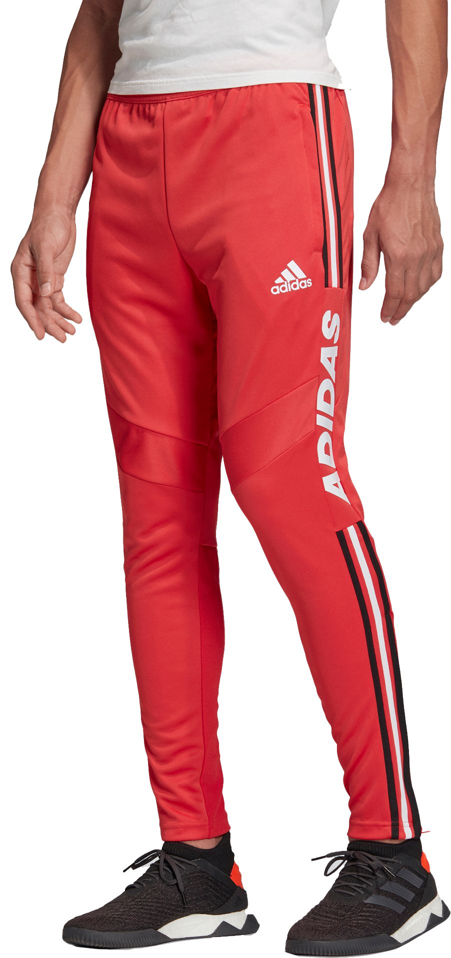 red adidas joggers mens