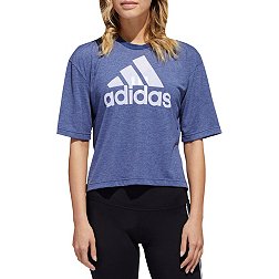 adidas Women's Must Haves Badge Of Sport Burnout Graphic T-Shirt