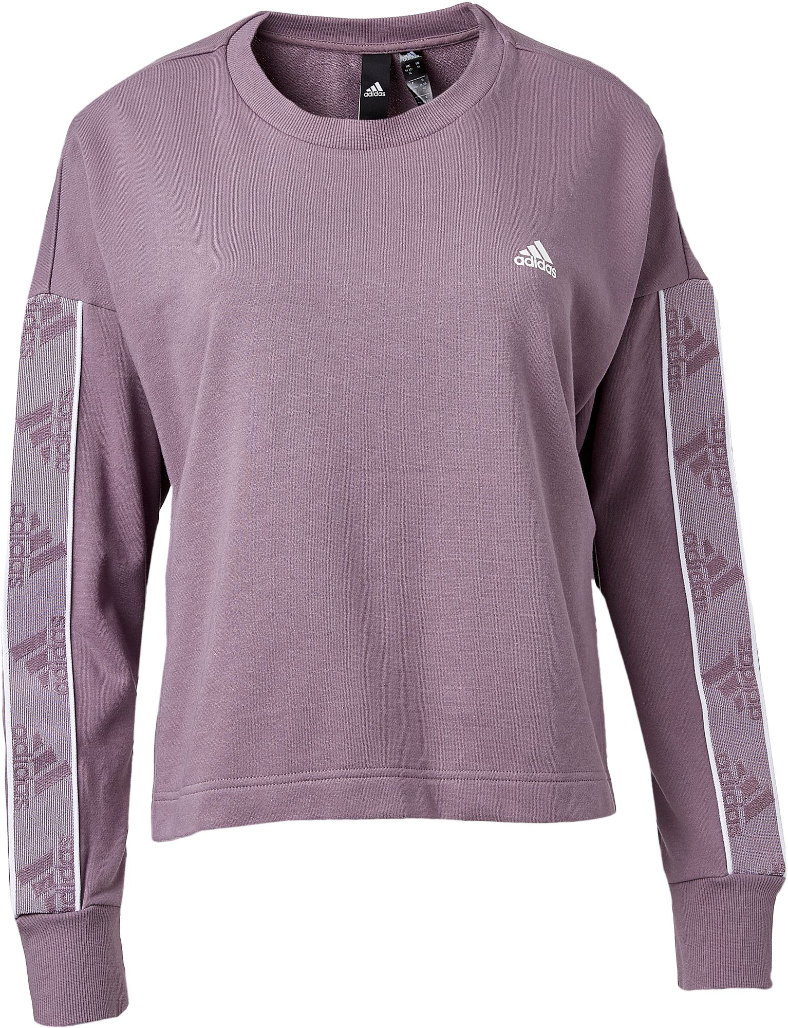 adidas hoodless sweatshirt