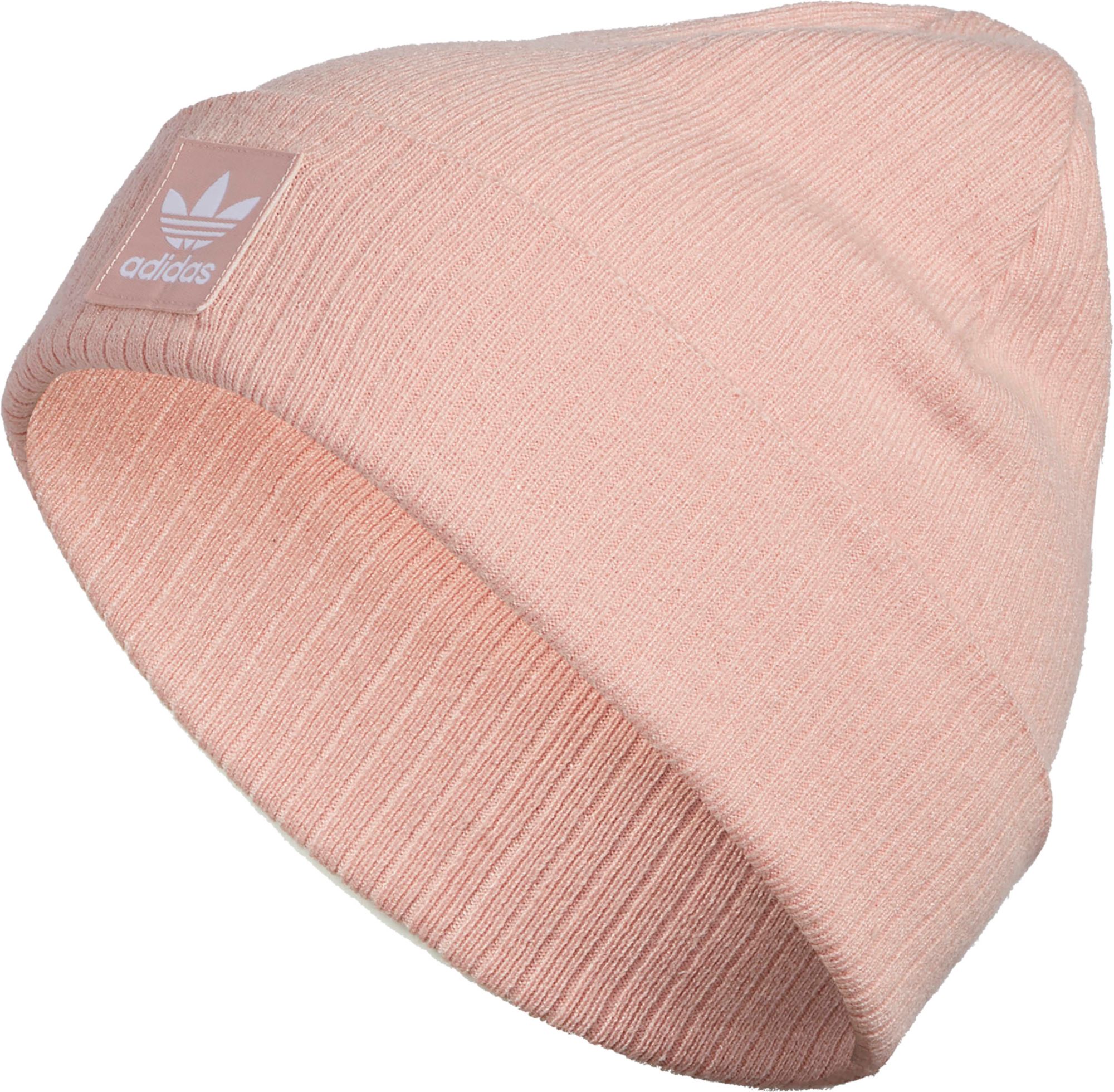 baby pink adidas beanie