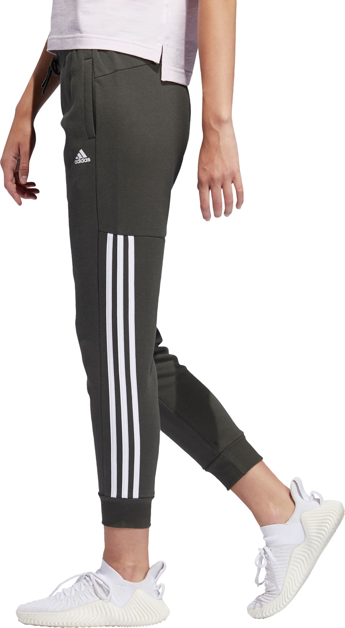 adidas half stripe pants womens