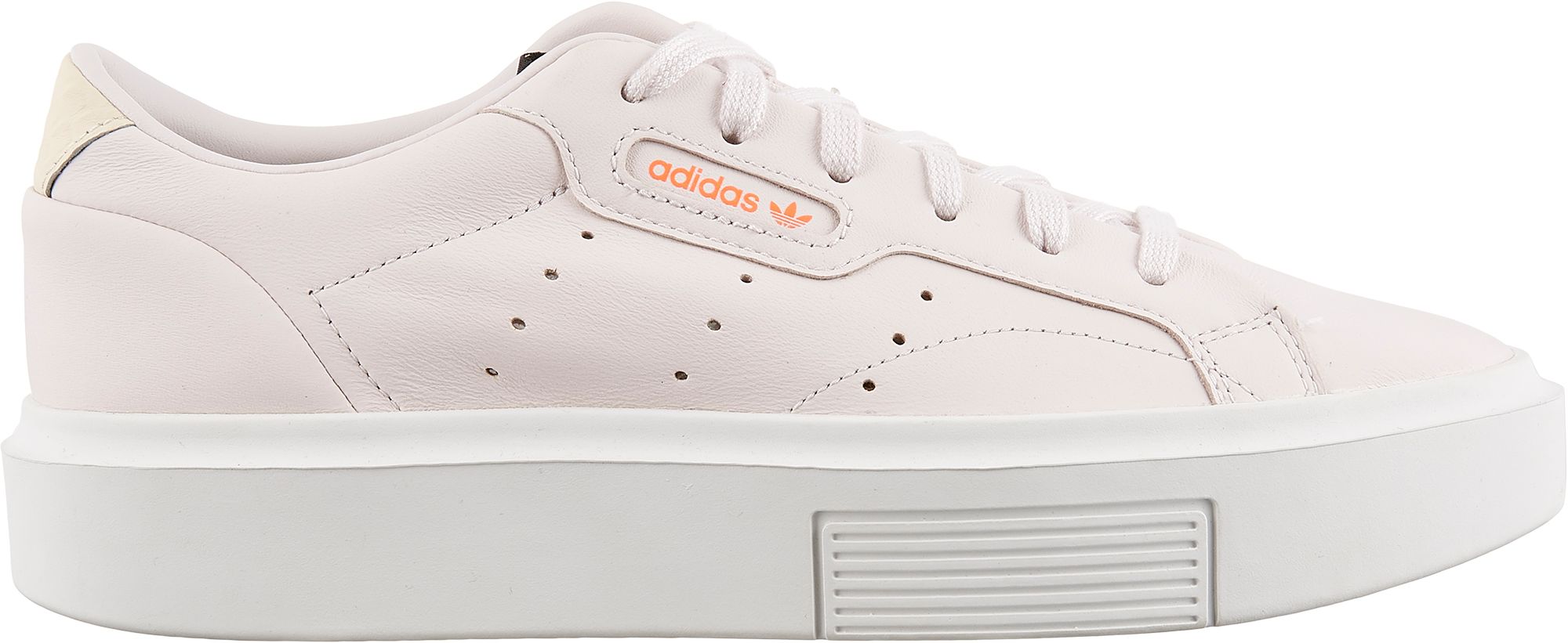 adidas super sleek wit
