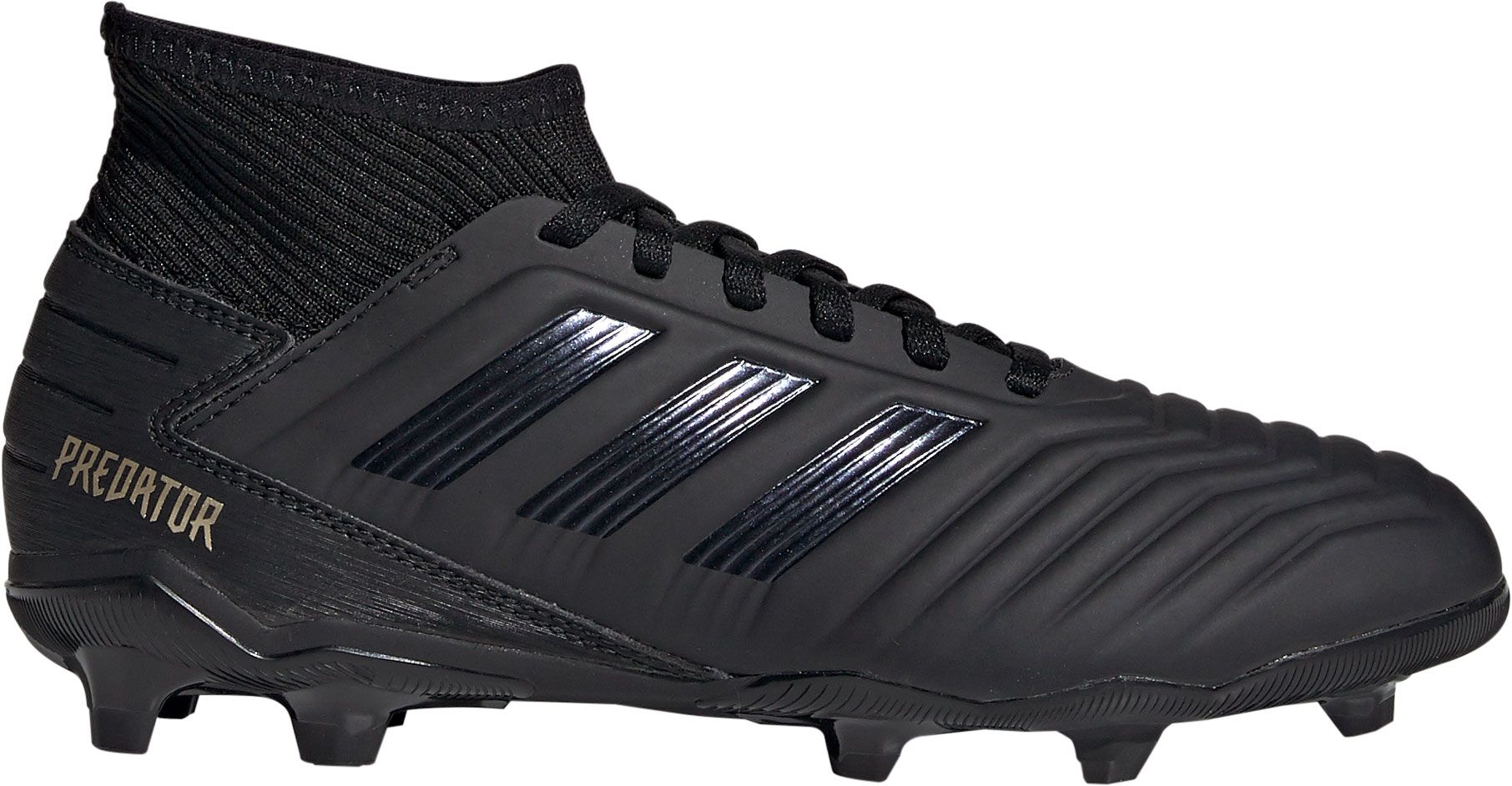 black predator soccer cleats