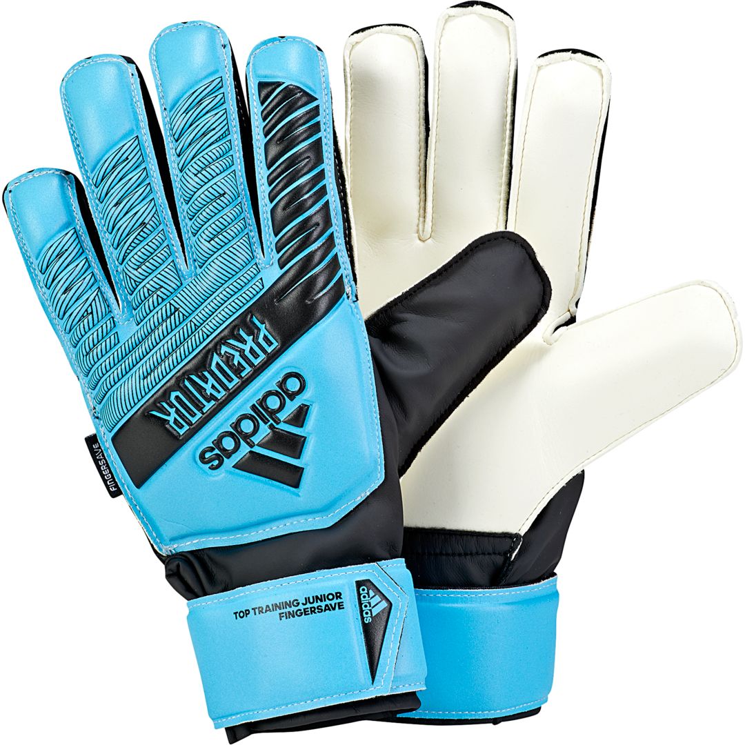 adidas Junior Predator Top Training Fingersave Soccer Goalkeeper Gloves adidas Junior Predator Top Training Fingersave Soccer Goalkeeper Gloves