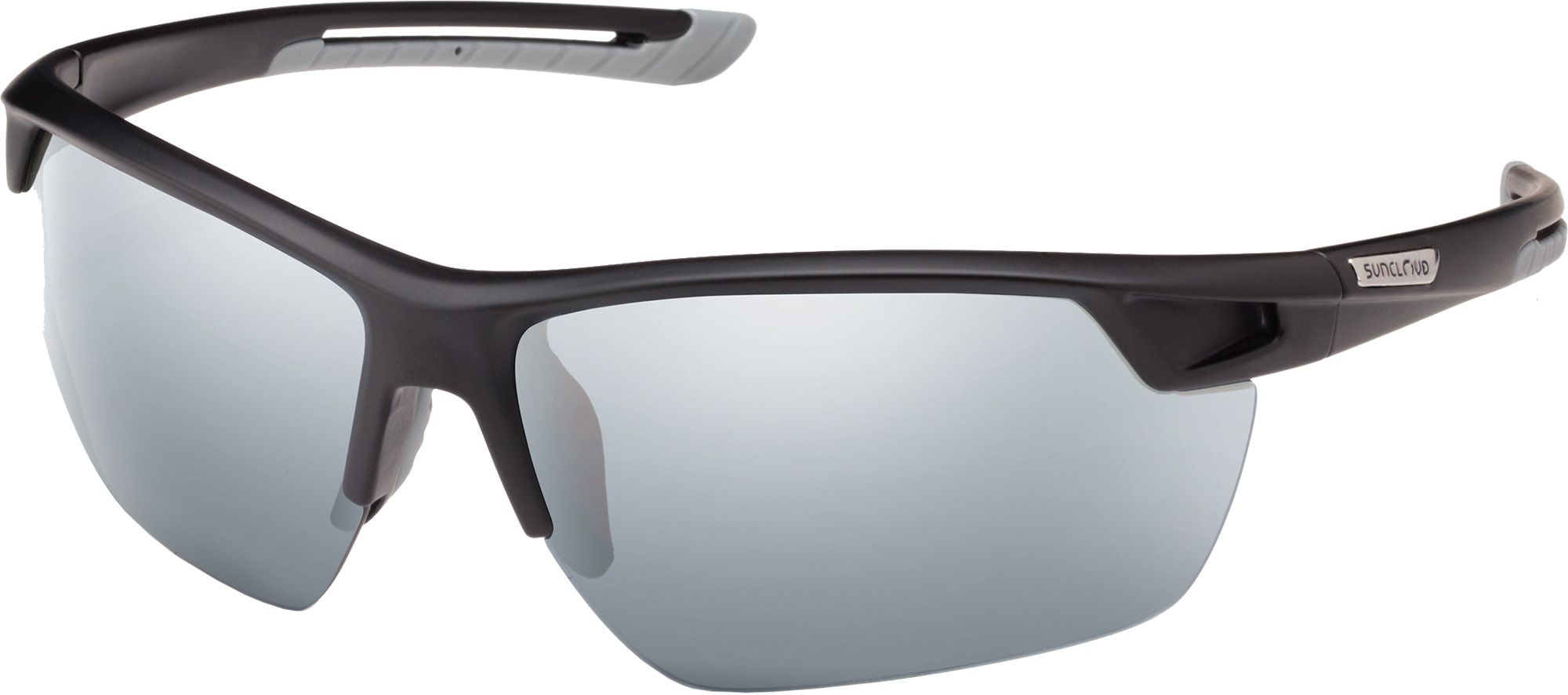 Photos - Sunglasses Suncloud Optics Contender Polarized , Men's, Black/Silver 19AF9A