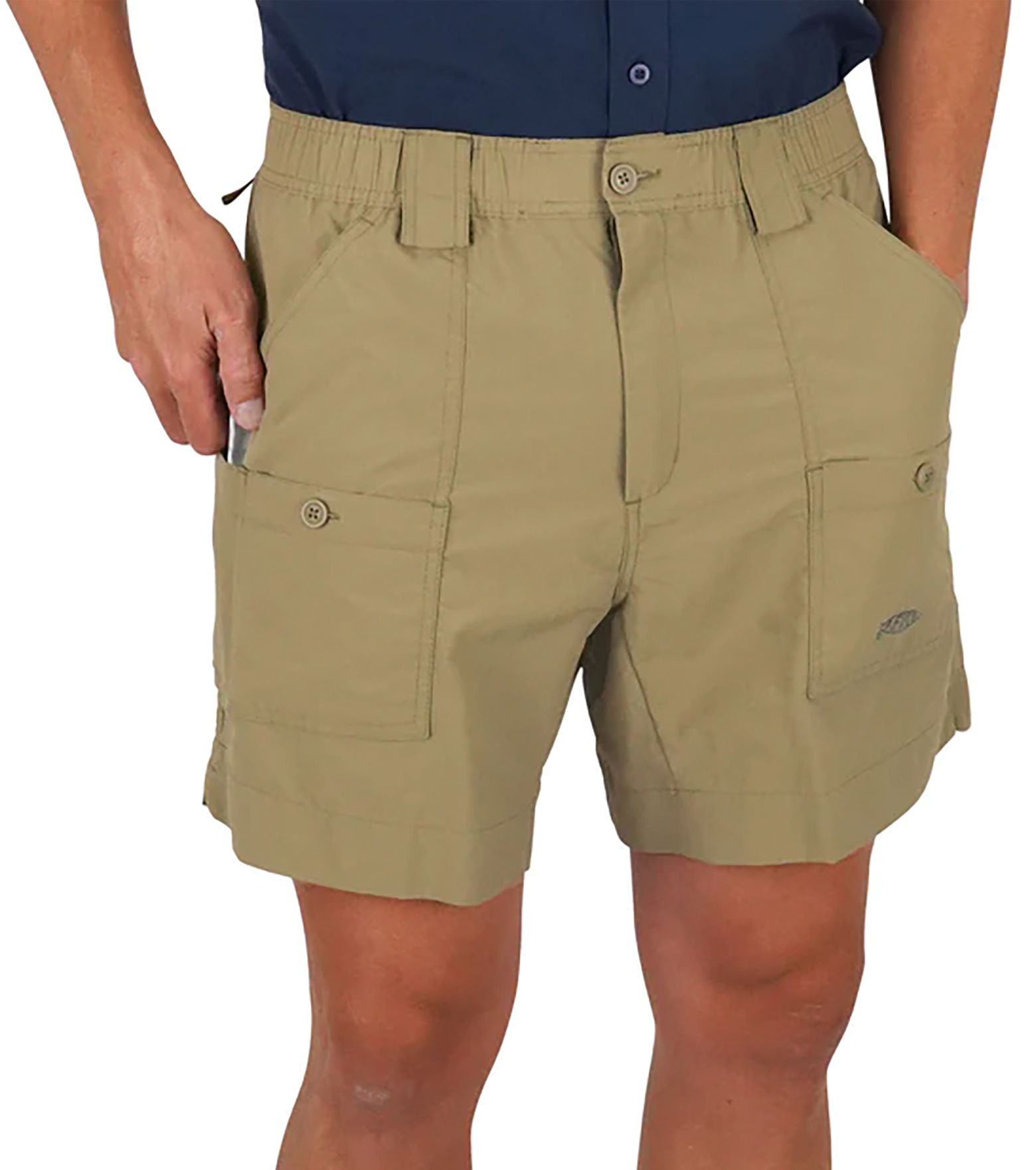 AFTCO Men's M01 Original Fishing Shorts - Tan