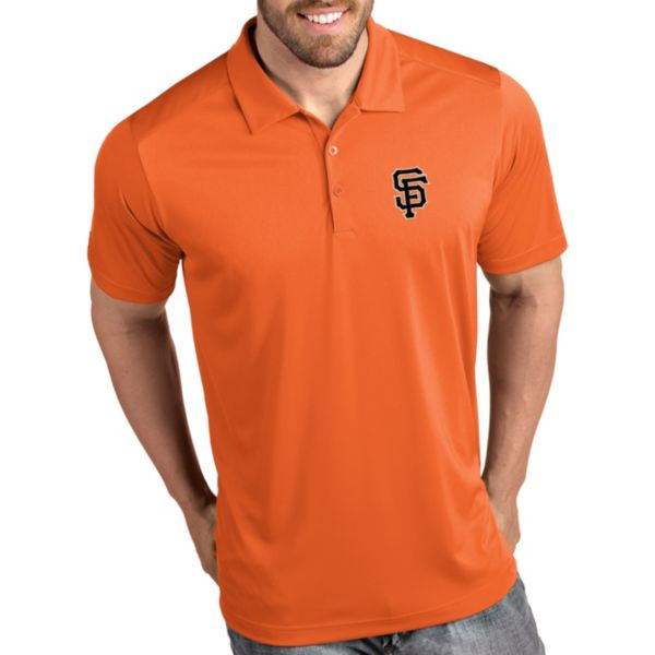 Antigua Men's San Francisco Giants Tribute Orange Performance  Polo
