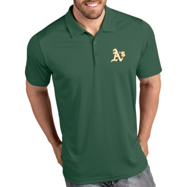 Antigua Men's Athletics Tribute Green Performance  Polo
