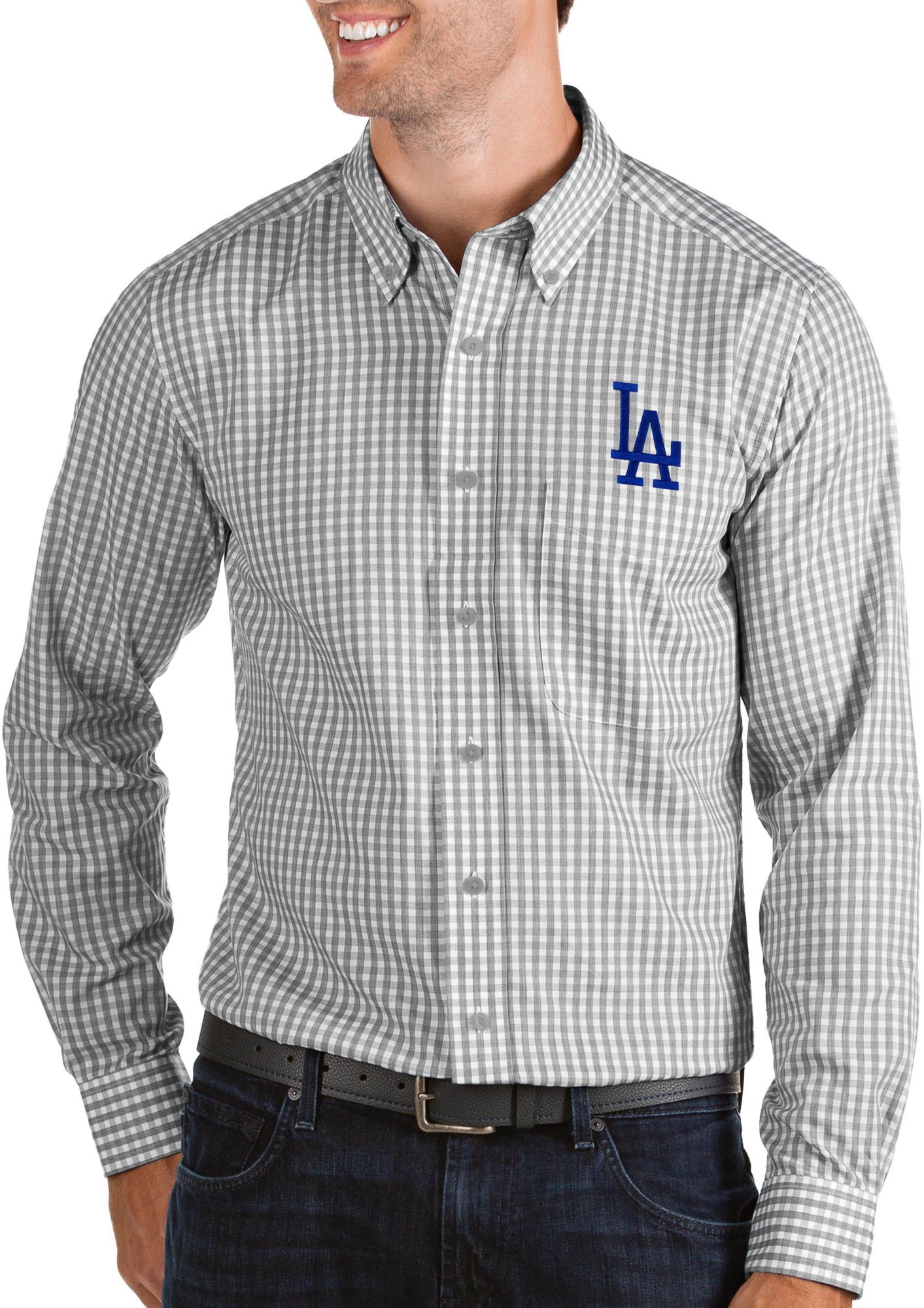 dodgers button up shirt