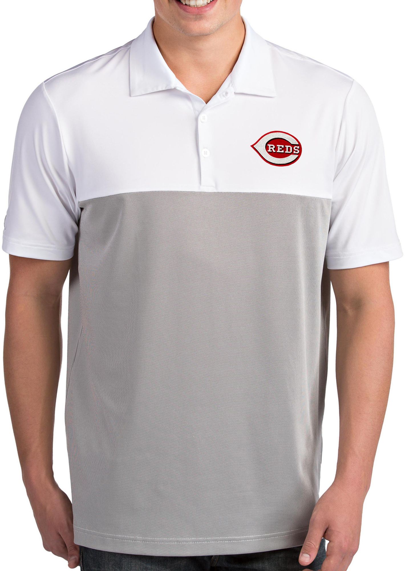 cincinnati reds golf shirt