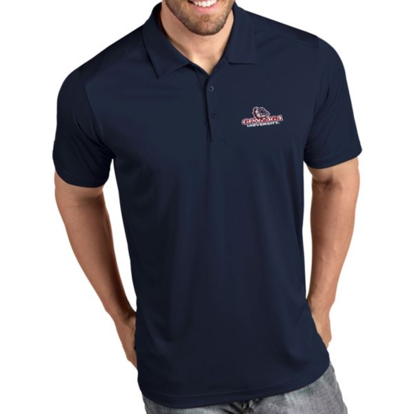 Antigua Men's Gonzaga Bulldogs Blue Tribute Performance Polo