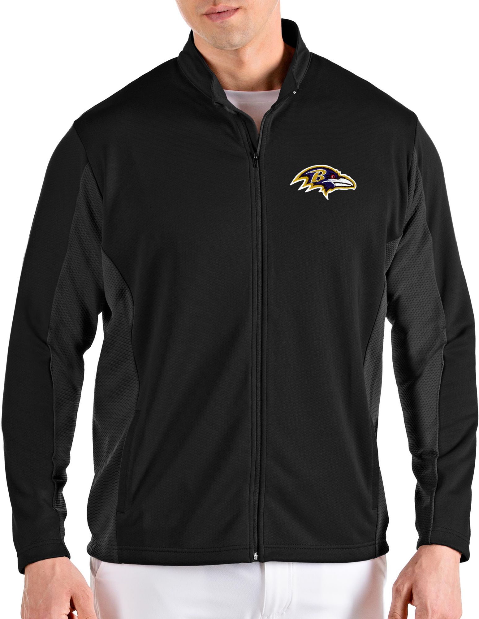 Baltimore Ravens Antigua Compass Polo - Black