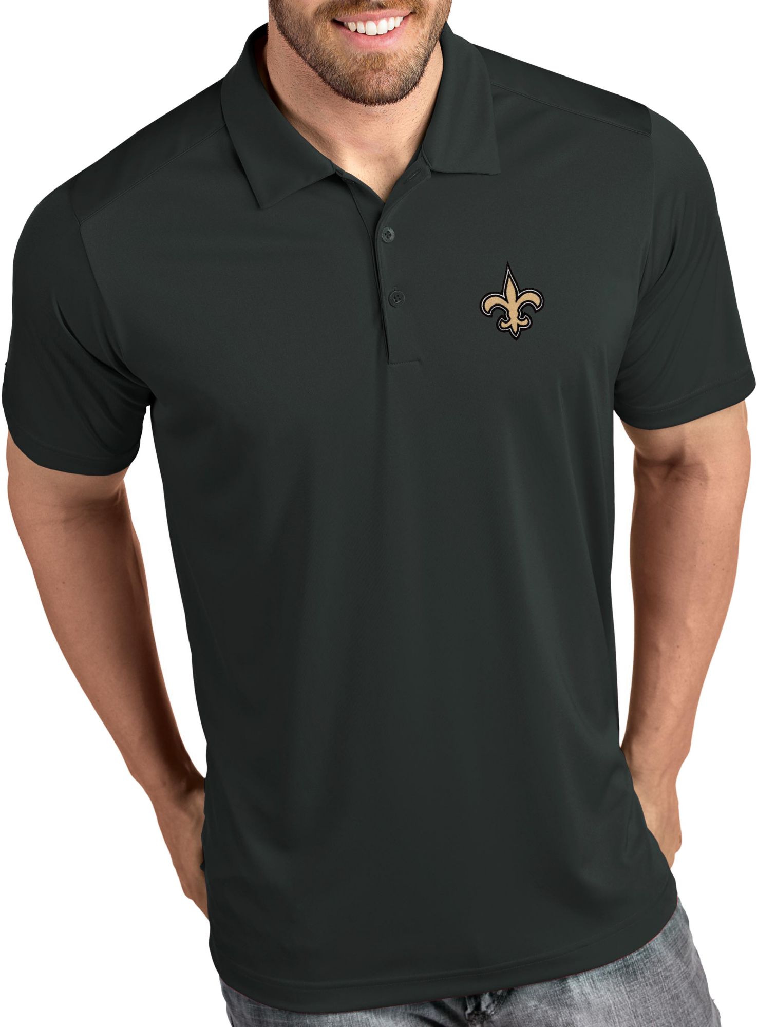 new orleans saints mens polo shirt