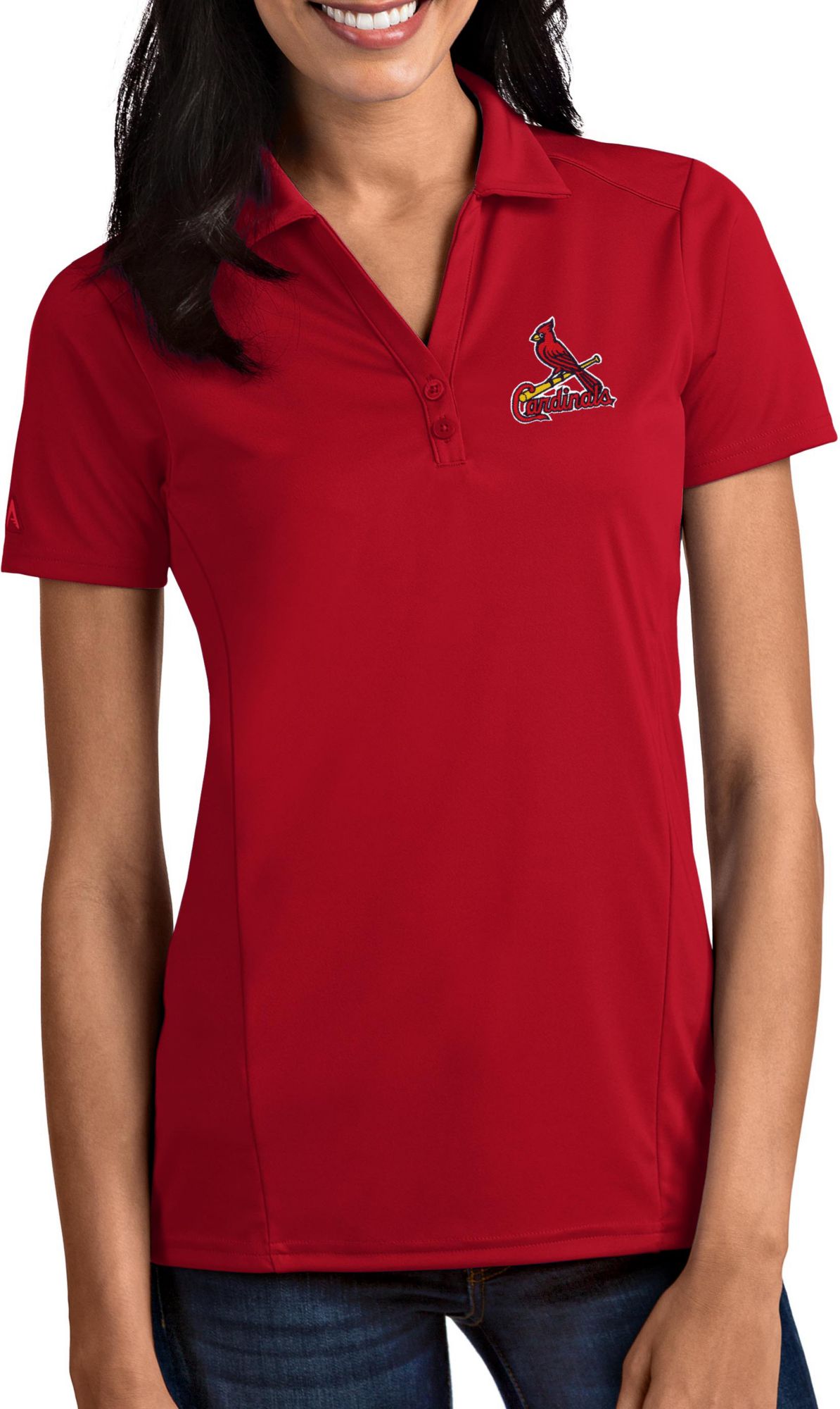 Men's Antigua St. Louis Cardinals Tribute Polo