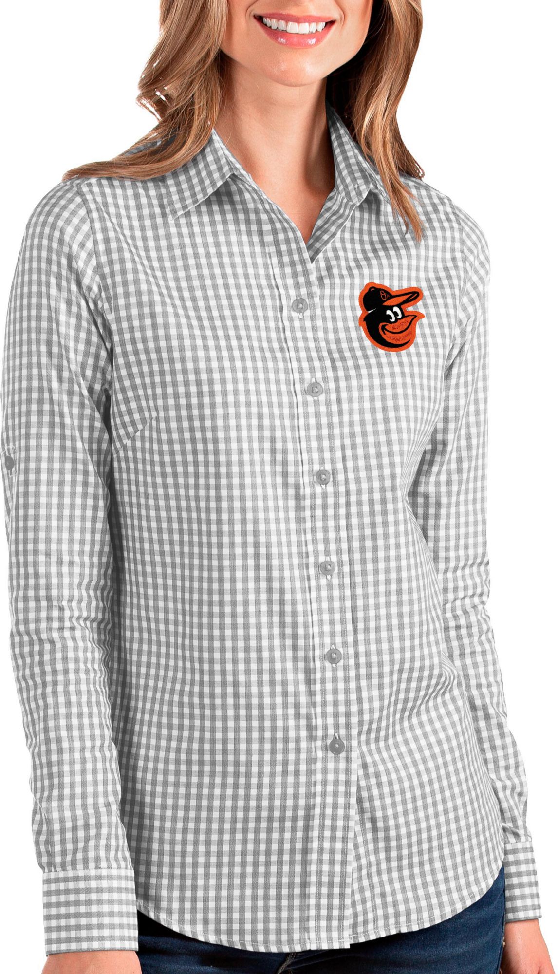 orioles button down shirt