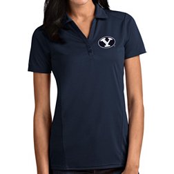 Antigua Women's BYU Cougars Blue Tribute Performance Polo