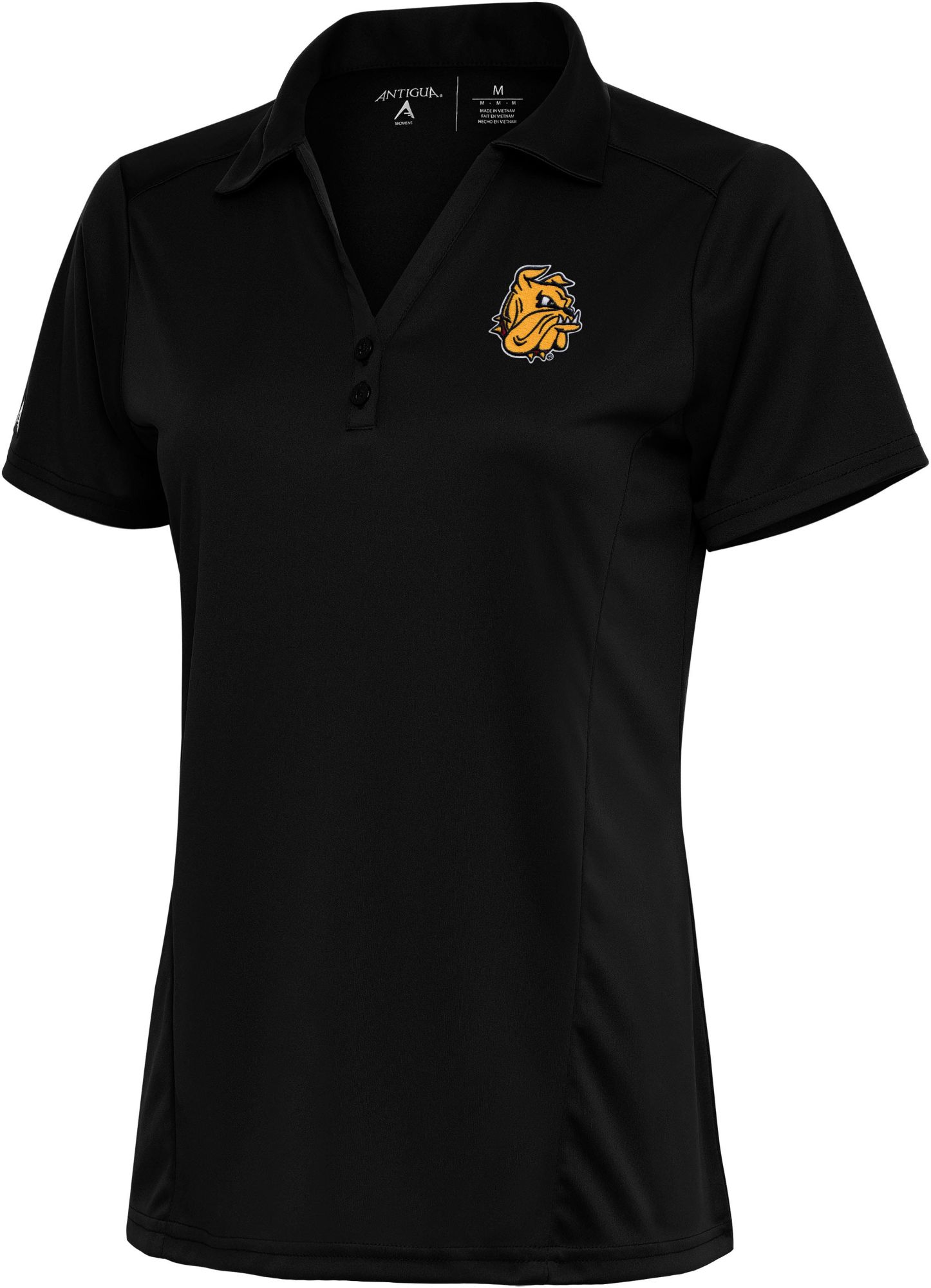 Antigua Women's Minnesota-Duluth  Bulldogs Tribute Performance Black Polo