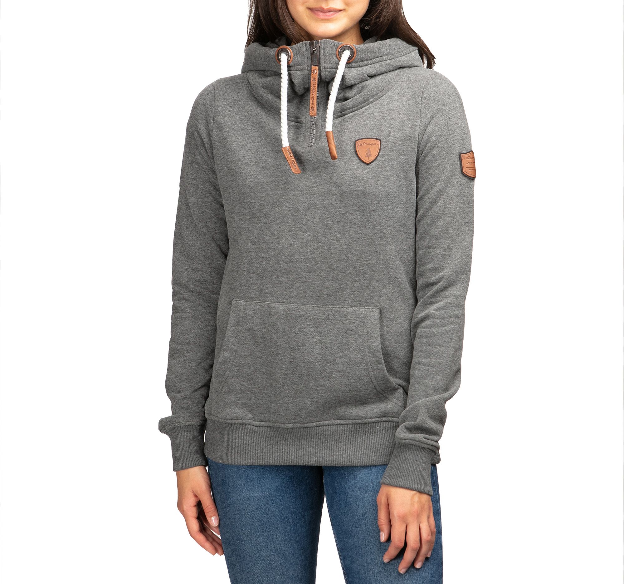 half zip hoodie womens