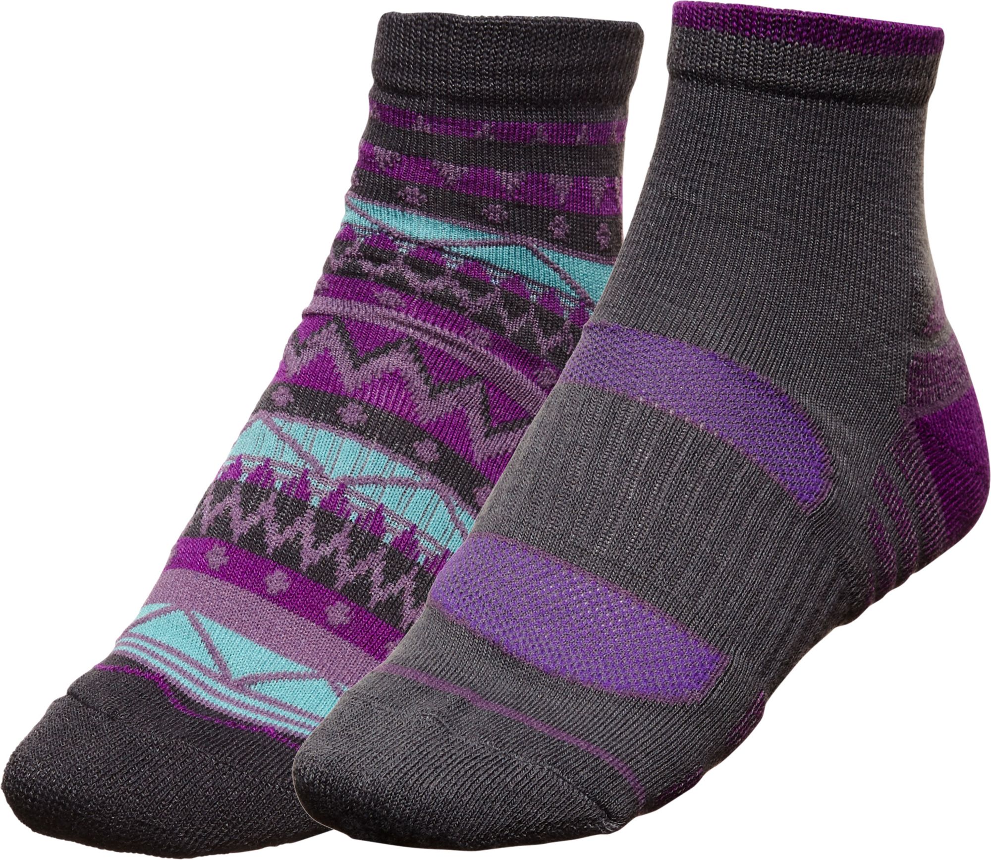 Alpine Design Women's Explorer Quarter Socks – 2 Pack