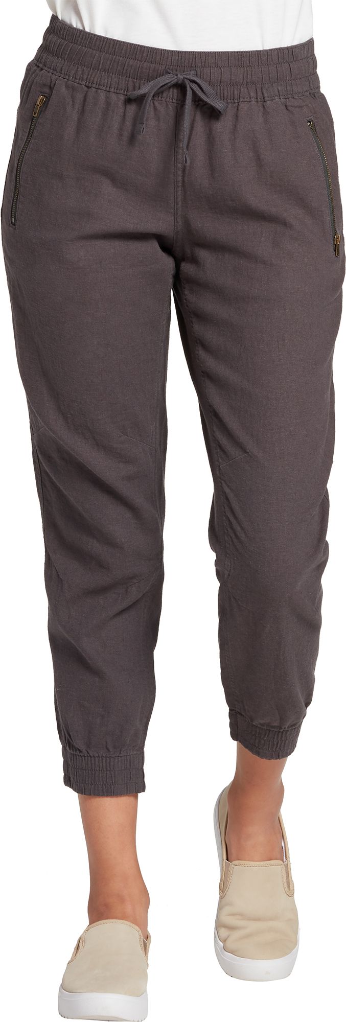 women's linen joggers