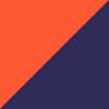 Navy/Safety Orange