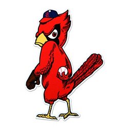 Authentic Street Signs St. Louis Cardinals Angry Bird Steel Logo Sign