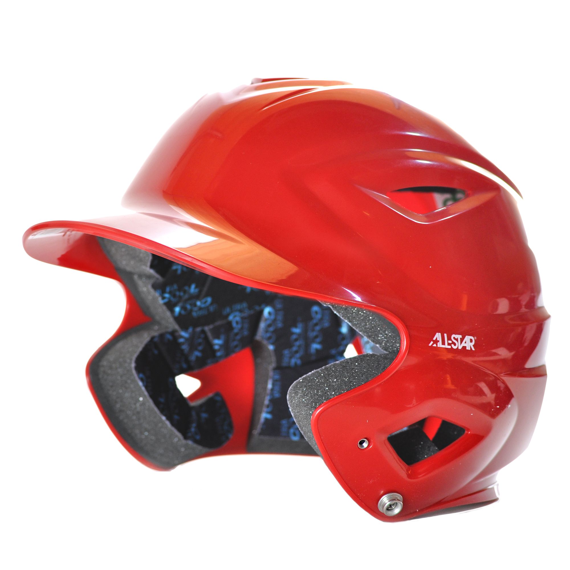 All-Star Junior System7 Baseball Batting Helmet - Red
