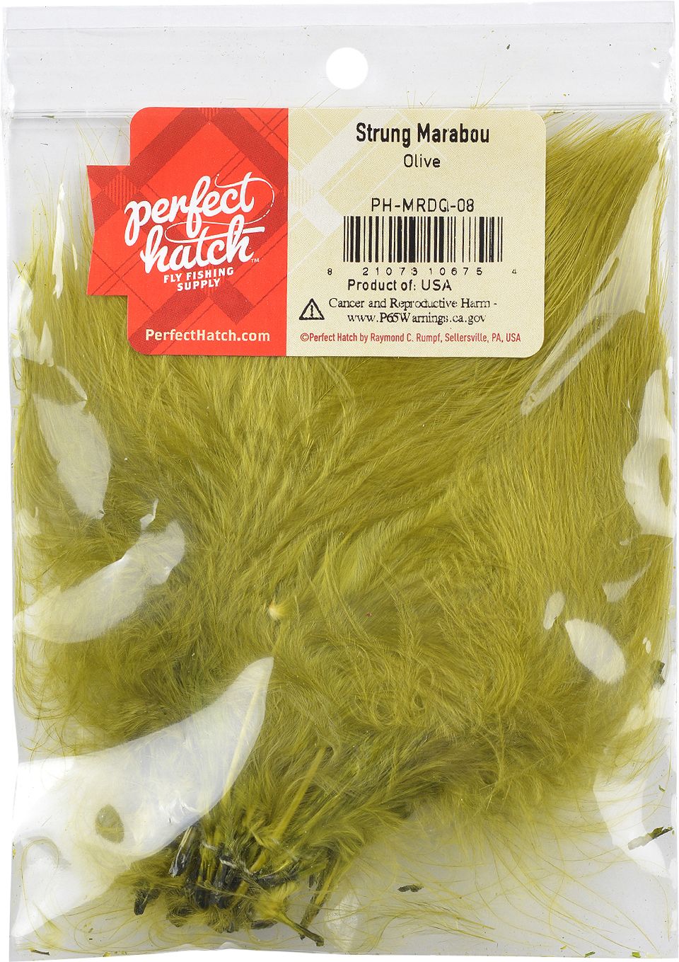 Perfect Hatch Strung Marabou