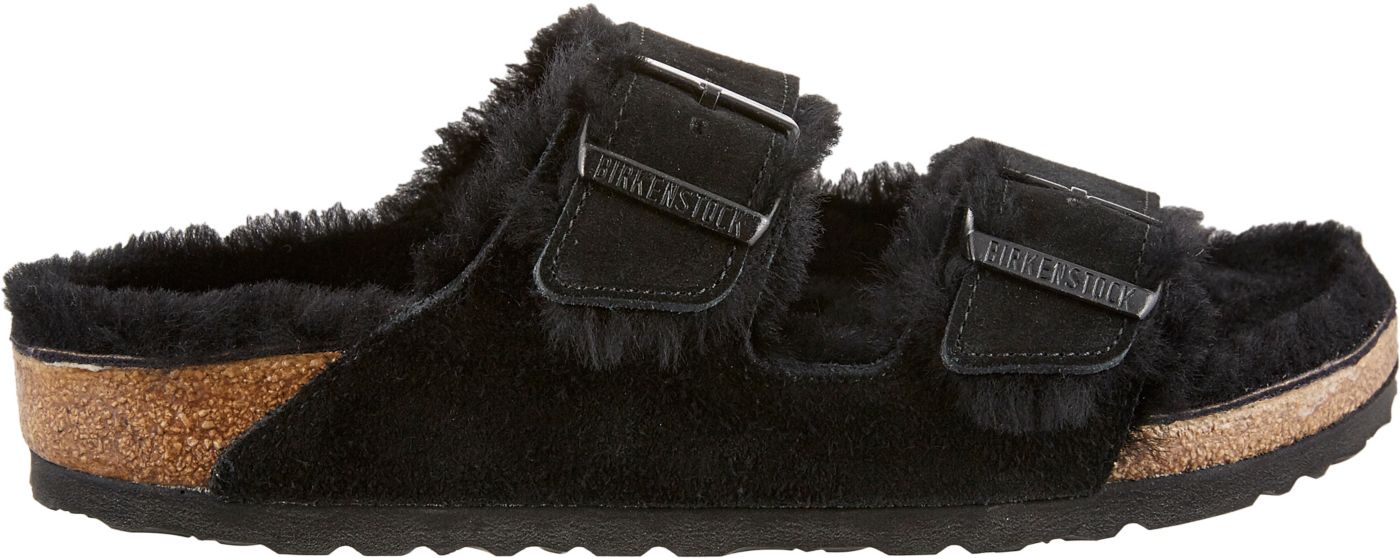 birkenstock arizona shearling black 39