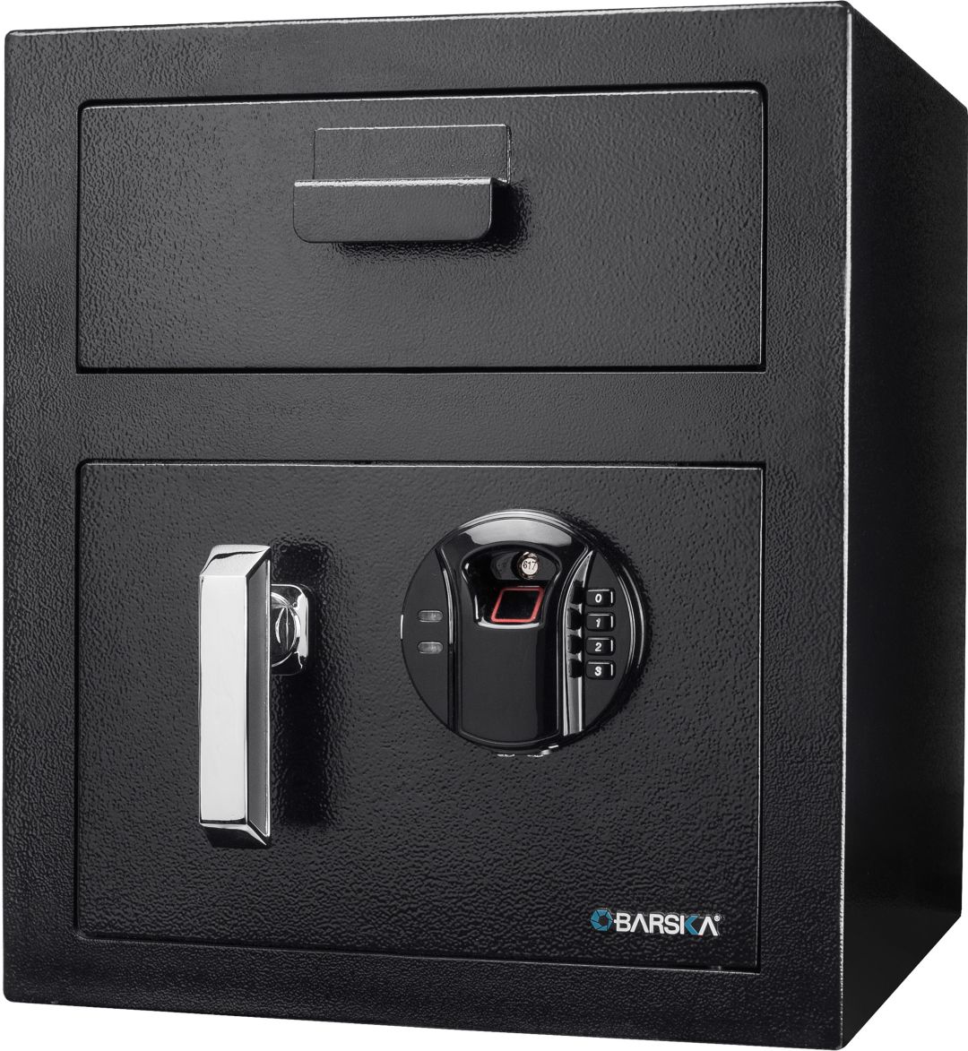 Barska Depository Safe With Biometric Keypad Lock Field Stream