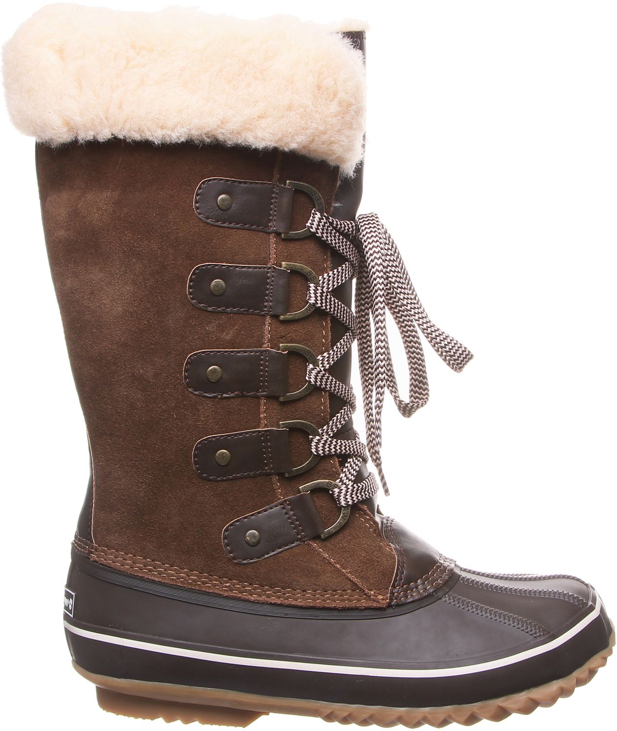 leather snow boots womens