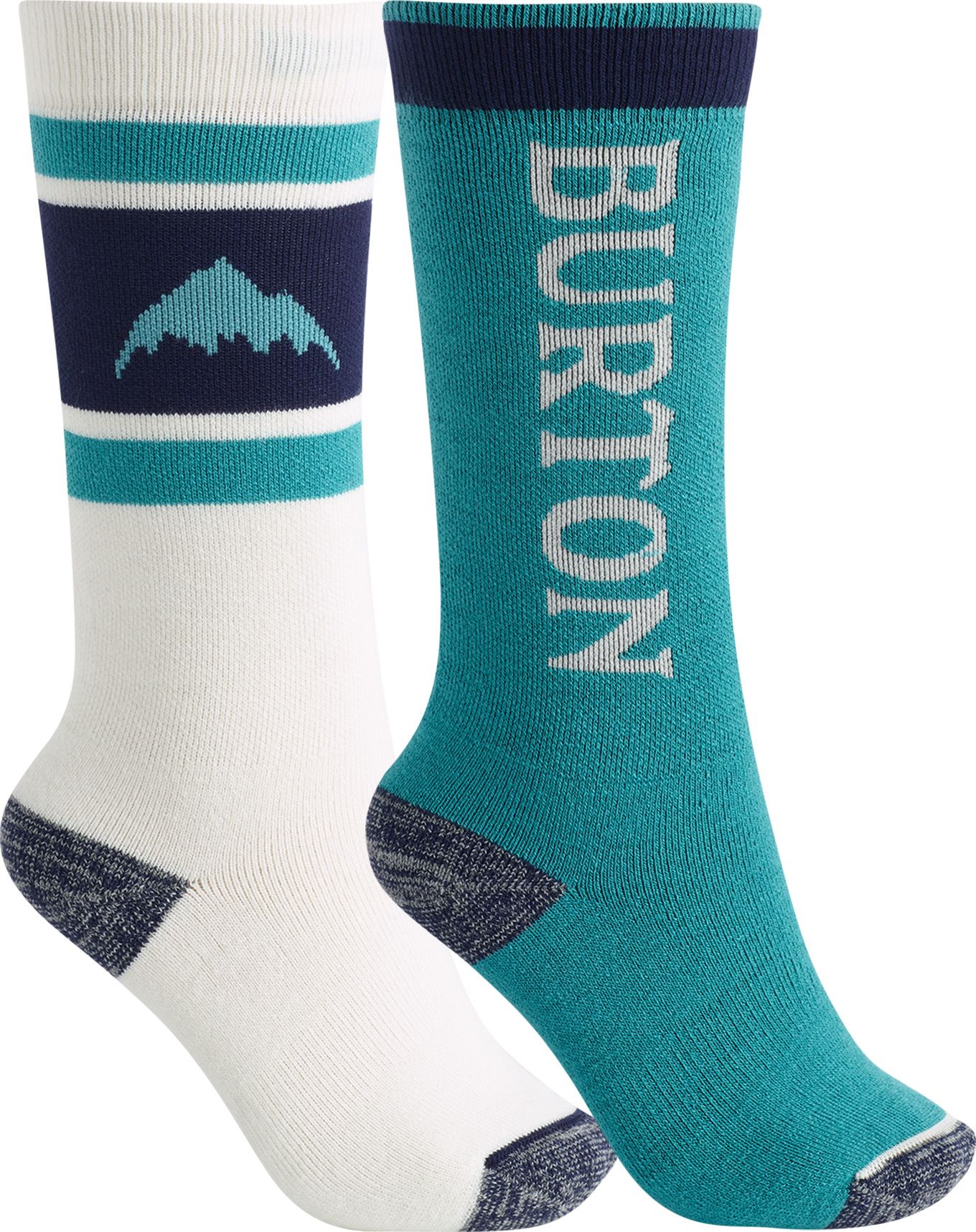 Burton Youth Weekend Midweight Socks  2 Pack, /Medium, Stout White