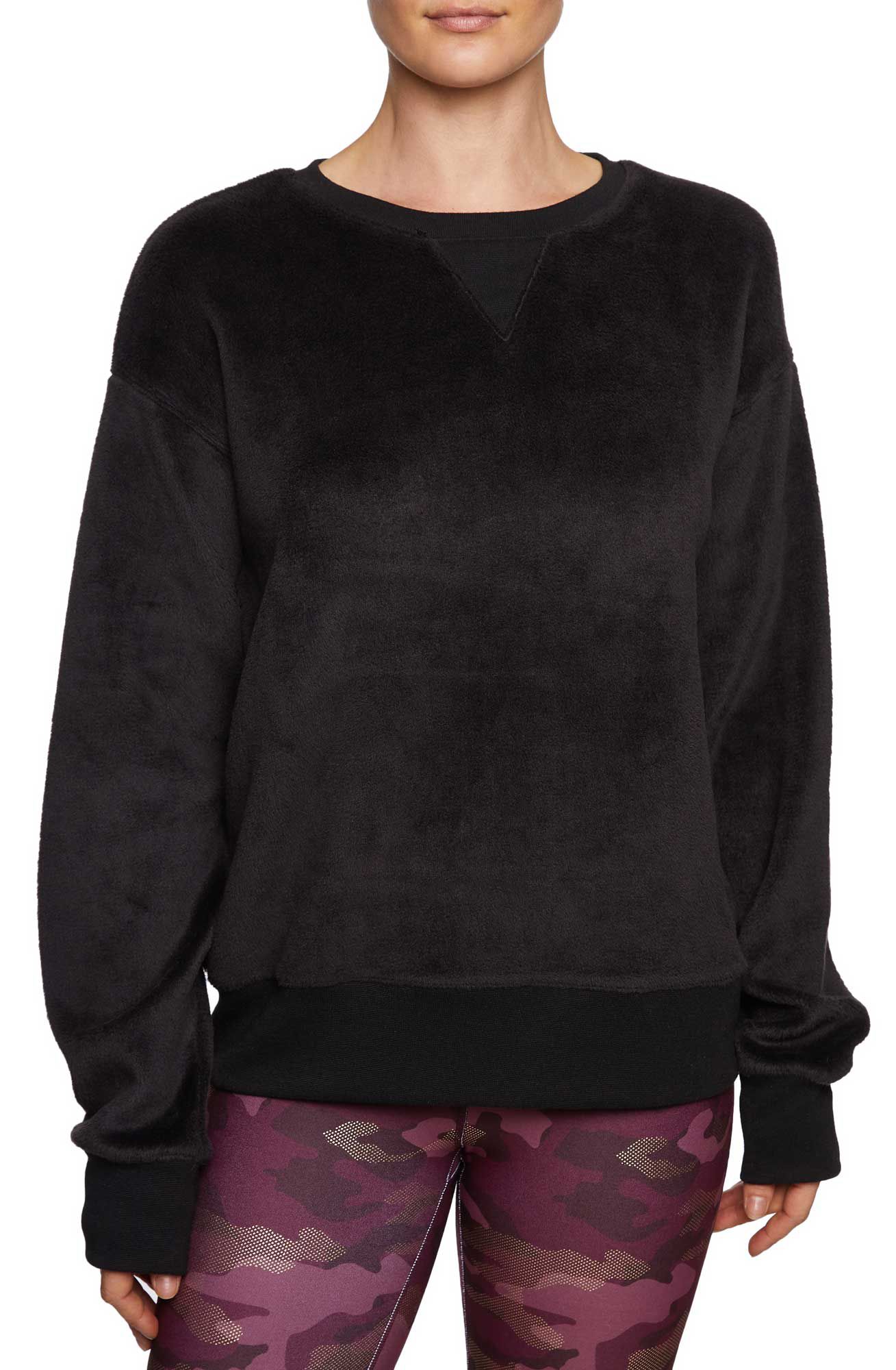 Betsey Johnson Women's Brushed Boyfriend Sweatshirt