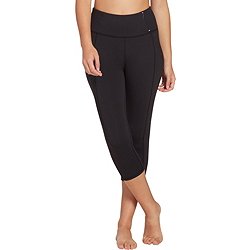 Athletic Works Women's Stretch Cotton Blend Ankle Leggings with Side Pockets,  Xs