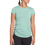 CALIA by Carrie Underwood Women's Flow Crewneck Ruched T-Shirt
