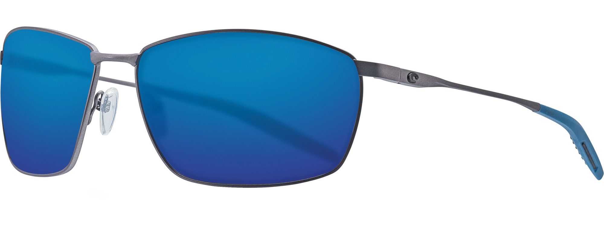 Matte Dark Gunmetal/Blue Mirror
