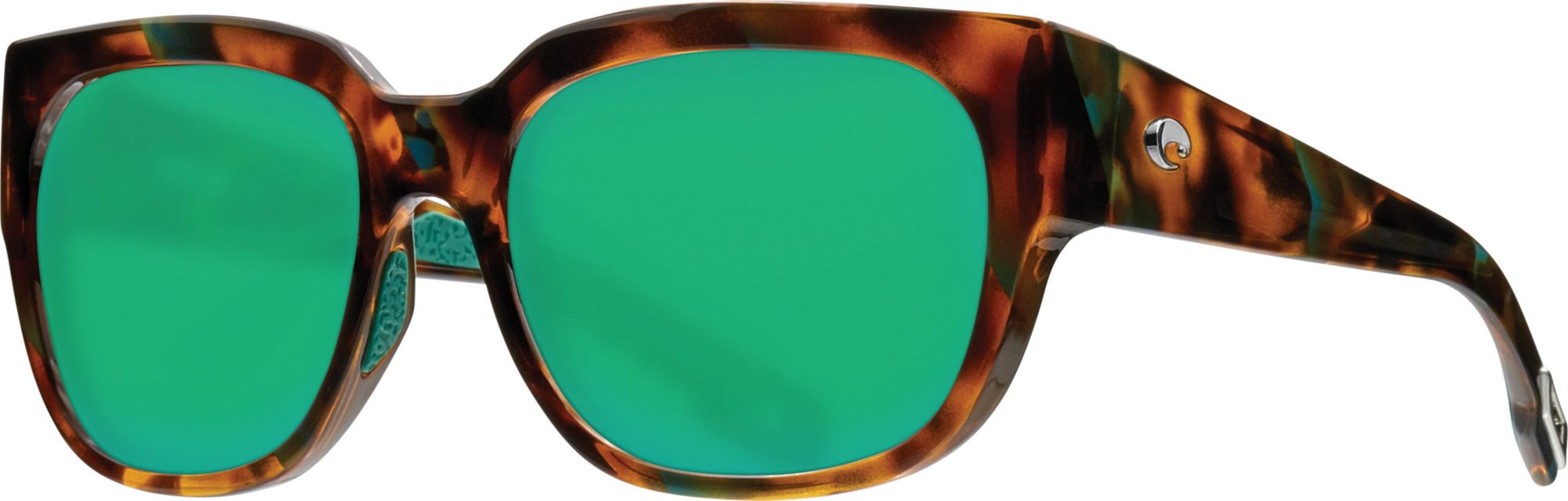 Photos - Sunglasses Costa Del Mar Flagler 580P Polarized , Men's, Shiny Palm Tortois 