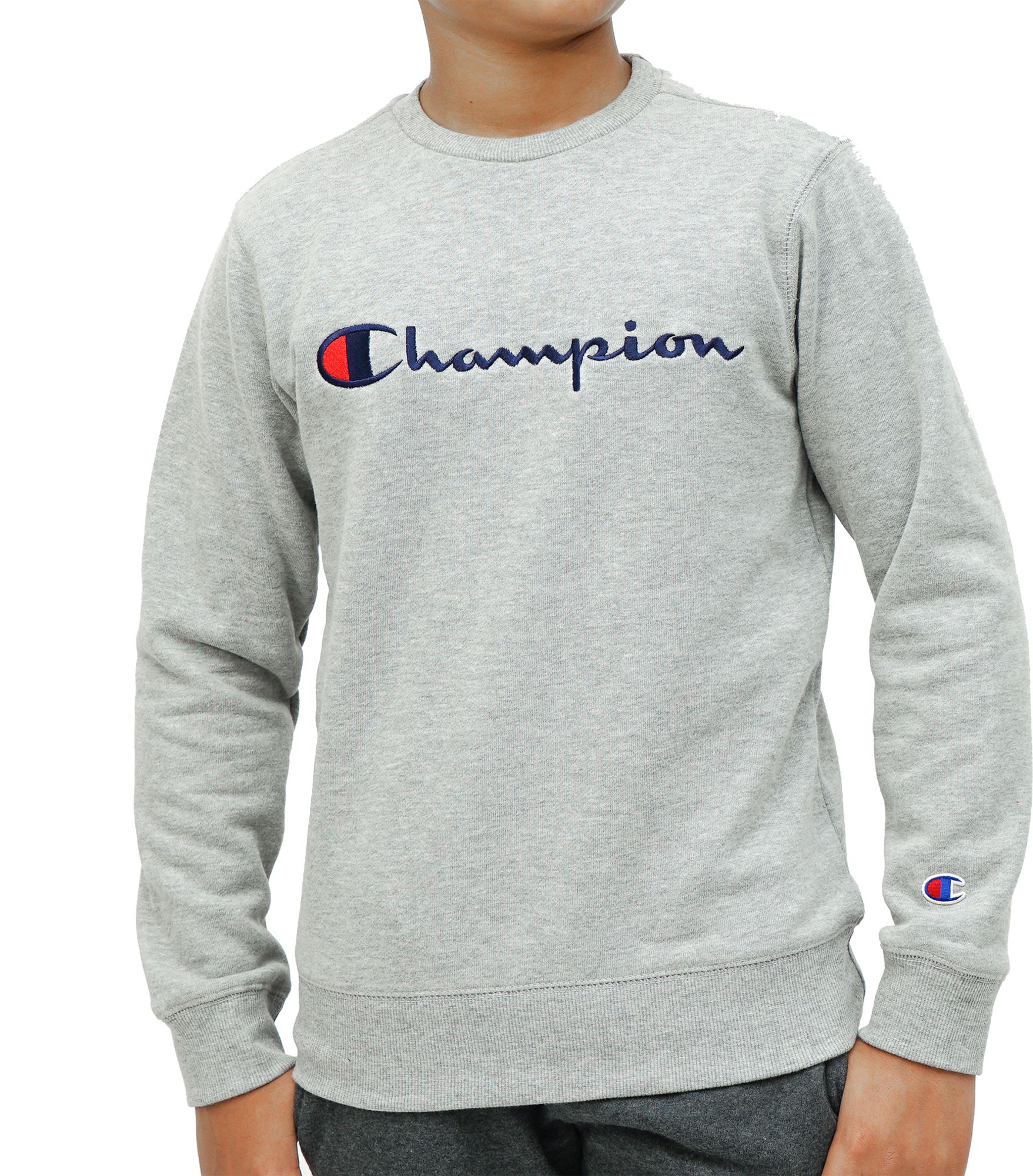 champion sweater without hood