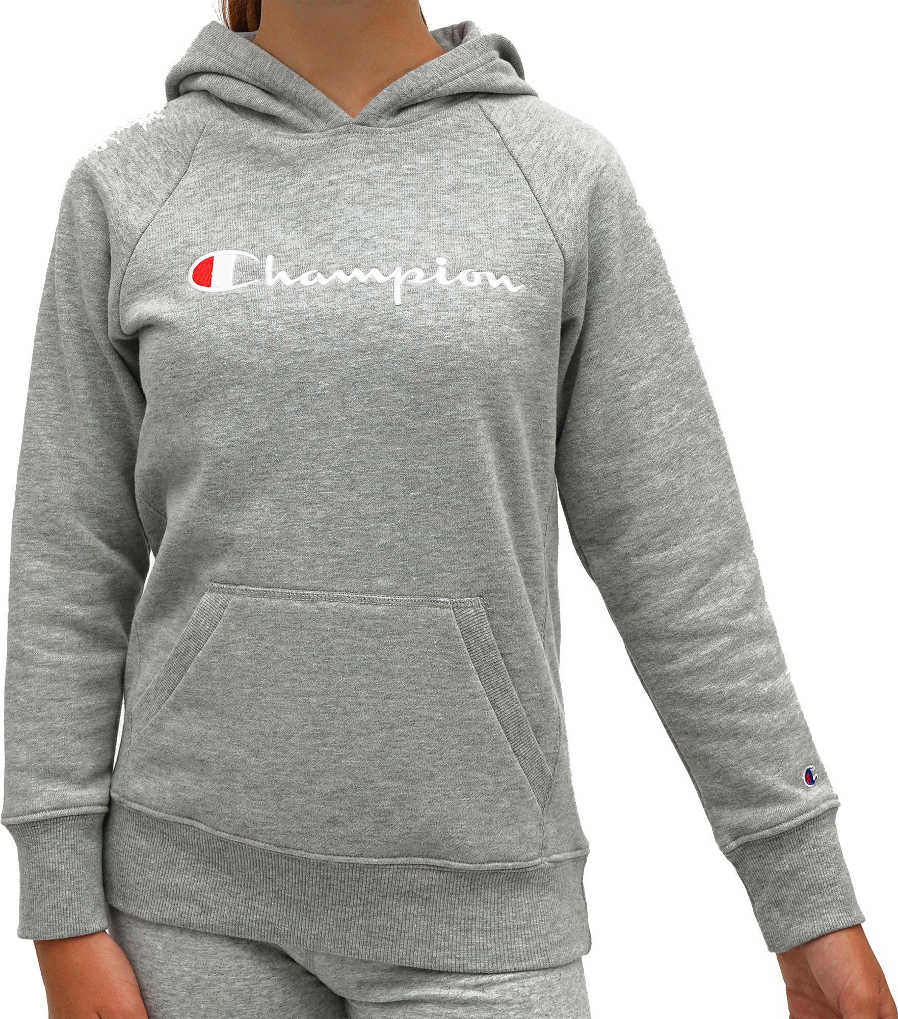 ladies grey champion hoodie