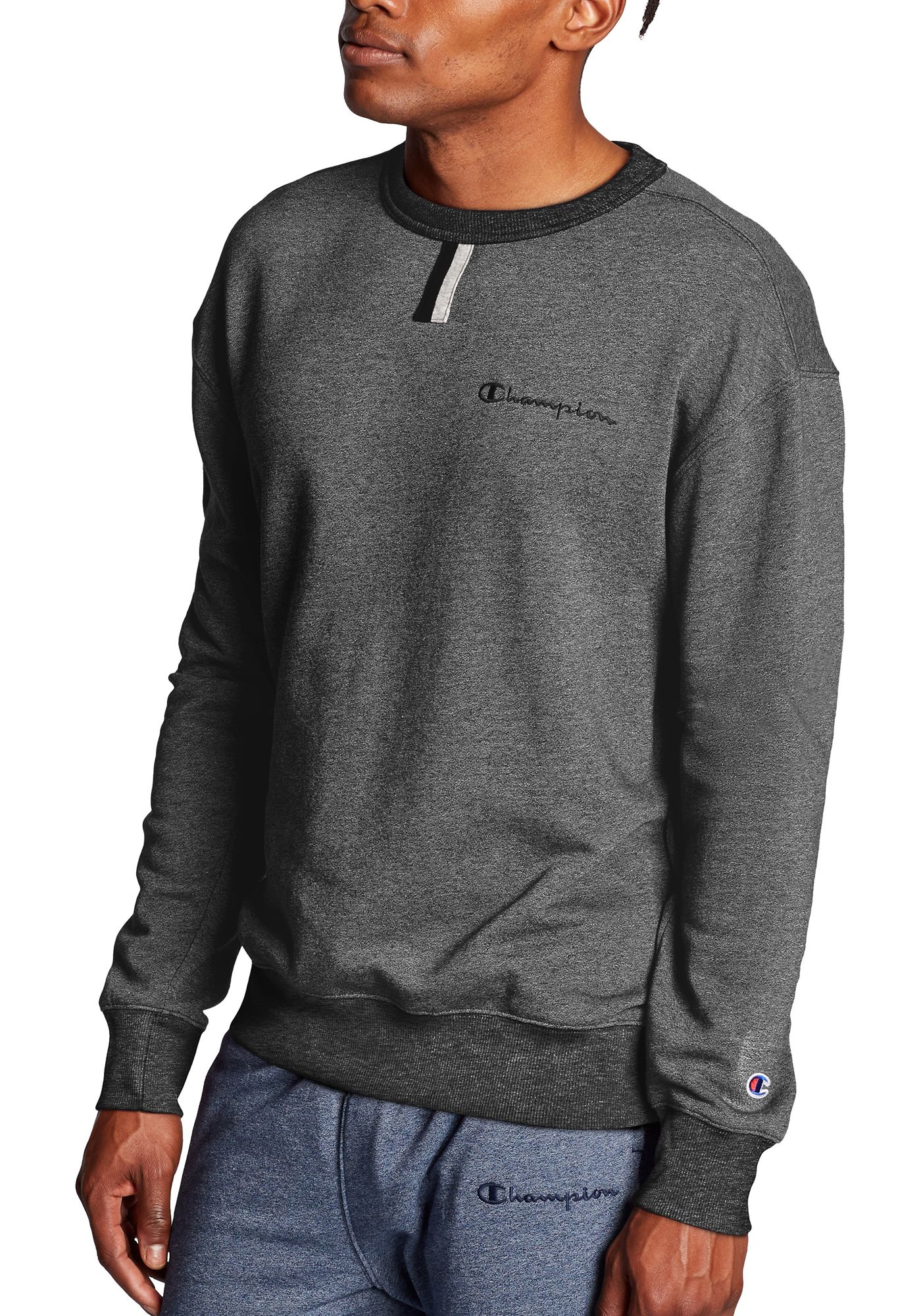 Download Champion Men's Heritage Heather YC Crewneck Sweatshirt ...