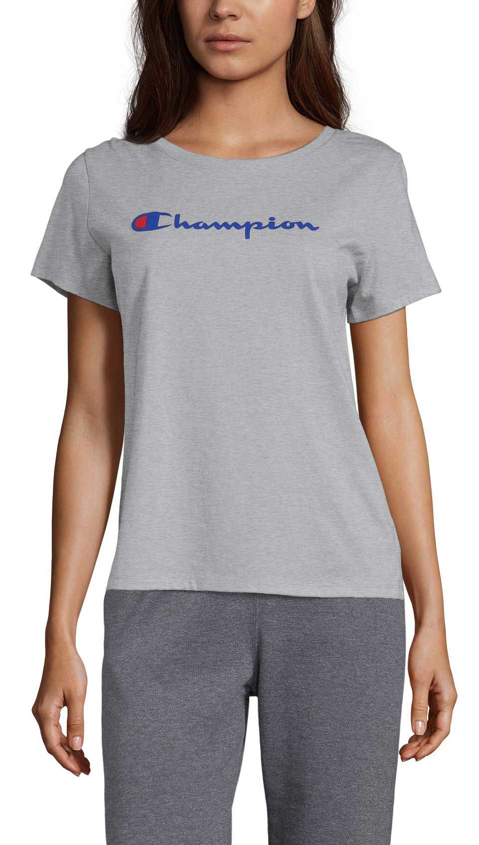 champion women's short sleeve tech shirt