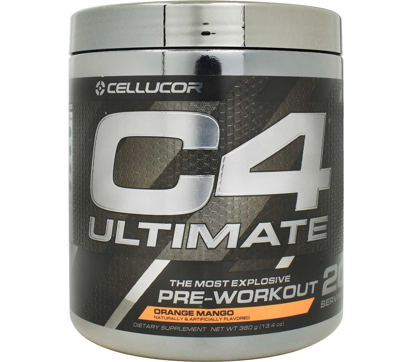 15 Minute C4 pre workout orange for push your ABS