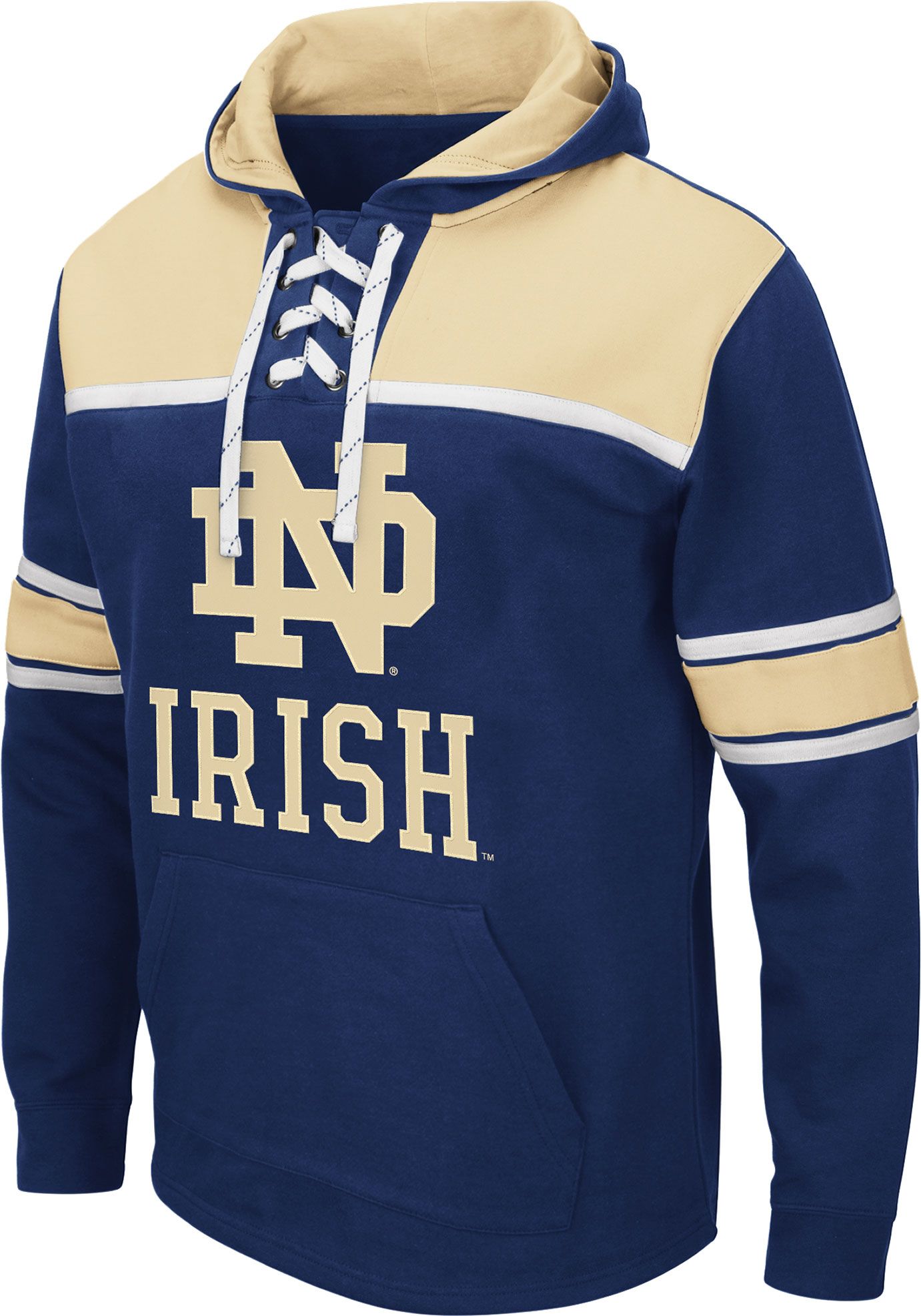 notre dame hockey hooded sweatshirt